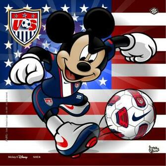 Usa Soccer Mickey By Jpnunezdesigns