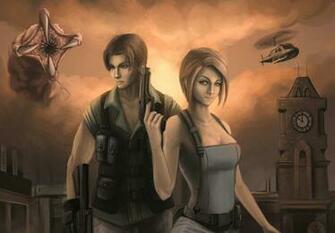 Image Resident Evil Jill Valentine Carlos Oliveira Girls Vdeo