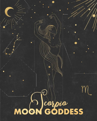 Amazon Co Jp Scorpio Moon Goddess Zodiac Scorpion Girl Journal