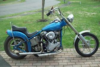 Harley Davidson Panhead Chopper Retro Wallpaper HD