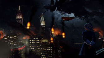 Bioshock Infinite Columbia Crashing Down By Nylah22 Fan Art Wallpaper