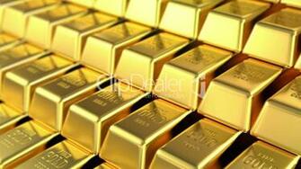 Slow Flight Over Gold Bars Royalty Video And Stock