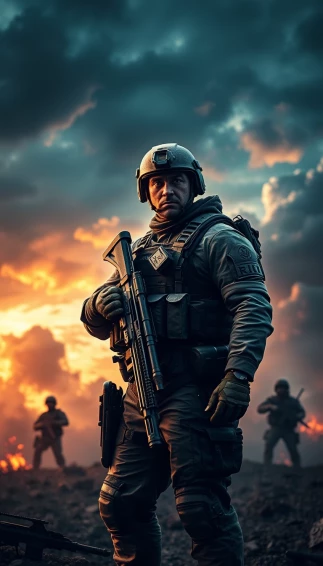 Military Soldier Phone Wallpaper