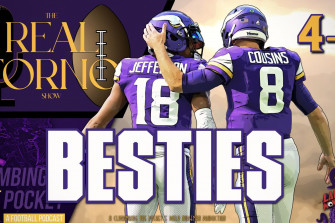 Besties Justin Jefferson Kirk Cousins Daily Norseman