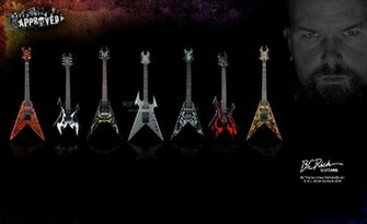 Kerry King Bc Rich Great Guitar Wallpaper