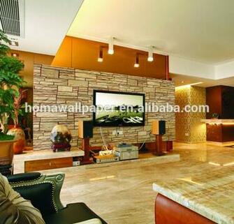 New Natural Mica Stone Tv Back Ground 3d Wallpaper Popular Brick