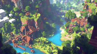 Minecraft Landscape Wallpaper