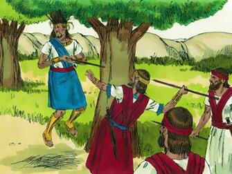 BibleImage Absalom Rebels Against King David