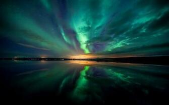 Aurora Borealis Wallpaper HD Early