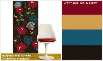 Interiorinstyle Patterned Wallpaper Wall Stickers Colour