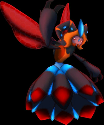 Pokemon Shiny Mega Vespiquen Assasin Pokedex Evolution