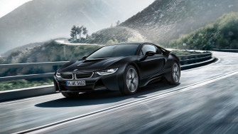 Bmw I8 Frozen Black Edition Wallpaper HD Car