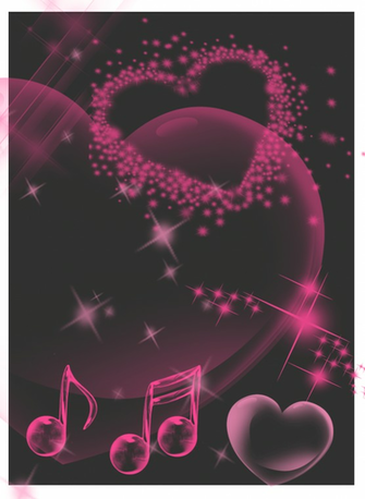 Pink And Black Background By Kittybat1234