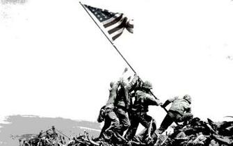 Iwo Jima Flag Raising Wallpaper Sf