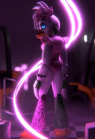Fnaf Security Breach Glamrock Chica Poster