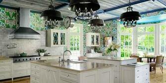 William Morris Wallpaper Kitchen Stephen Sills Design