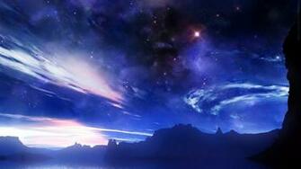Awesome Night Blue Sky Wallpaper Wallpaper55 Best