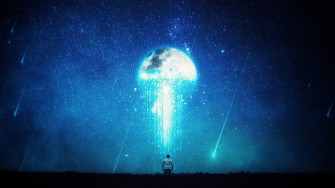 Moon Night Sky Wallpaper