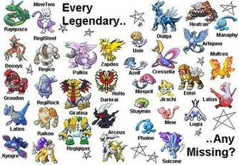 Every Legendary Pokemon By Toastered