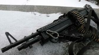 Machine Gun Photo Desktop Wallpaper