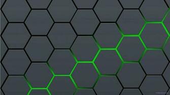 Grey And Green Wallpaper HD Wide