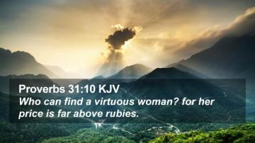 Proverbs Kjv Desktop Wallpaper Who Can Find A Virtuous