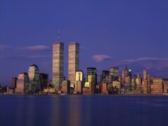 On Manhattan Before September New York Usa