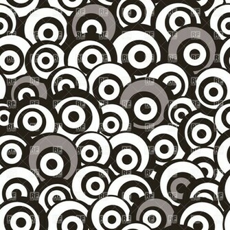 Abstract Black And White Background With Swirls Background