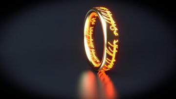Lord Of The Rings Hobbit Fellowship Ring