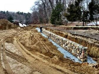 Fieldstone Retaining Wall