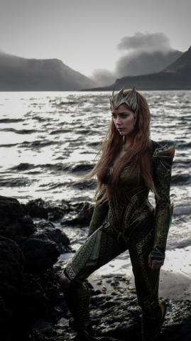 Wallpaper Justice League Amber Heard Queen Mera Movies