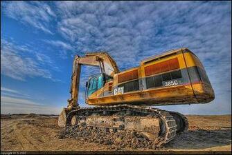 Displaying Gallery Image For Caterpillar Excavator Wallpaper