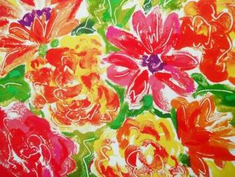 Bright Floral Texture By Nopromises Stock