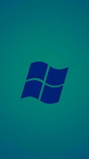 Microsoft Windows Blue Logo iPhone 5s Wallpaper
