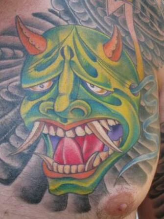Oni Mask Background For