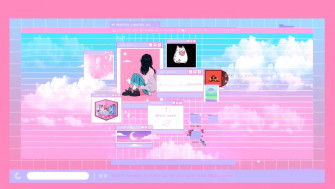 Pink Anime Aesthetic Wallpaper