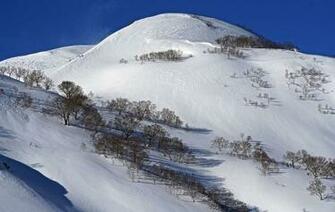 White Mountains From The Happo One Landscape Wallpaper By