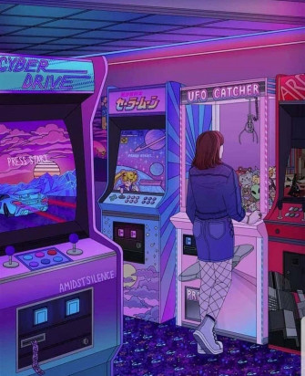 Step Into A World Of Nostalgia With Arcade Aesthetic Wallpaper