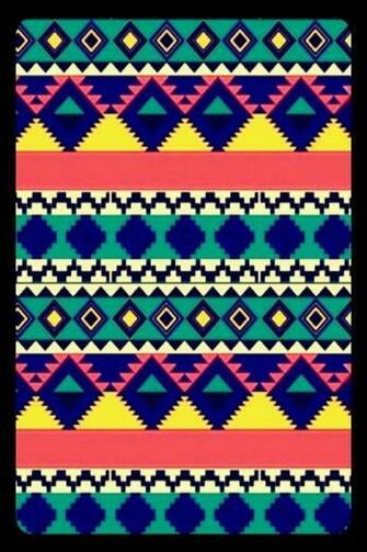 Soft Boho Neon Aztec Wallpaper Pictures Background