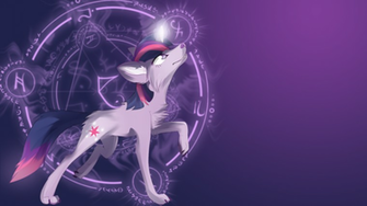 Twilight Sparkle Wolf Wallpaper By Avareq