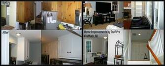 Kitchen Cabinets Refinished Wallpaper Removed Walls Repaired Entire