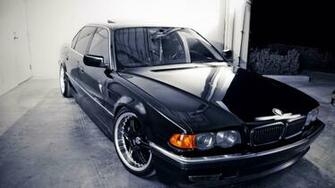Bmw Black Cars E38 Wallpaper