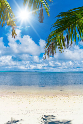 Summer Holiday Photography Backdrop Sky Photos Beach Background