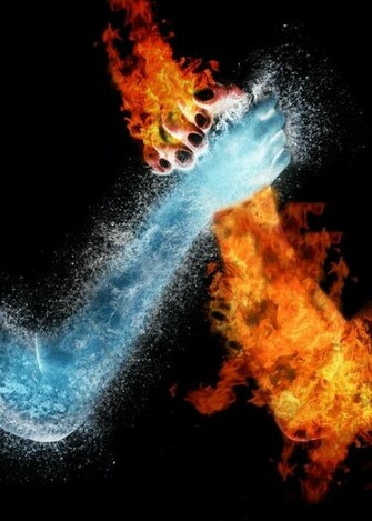 Fire And Water Wallpaper Of