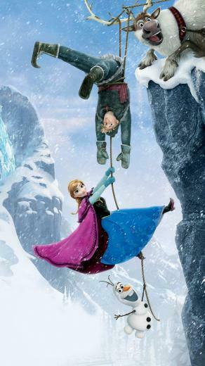 HD Frozen Disney Cartoon iPhone Plus Wallpaper