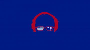 Blue Sc Bernie Wallpaper Sandersforpresident
