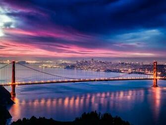 Skyfire Over San Francisco Bay Bridge Wallpaper HD
