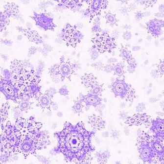 Grungy Chaotic Snowflake Background Texture Or Fill Purple On White