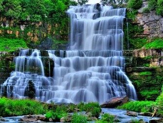 Desktop Waterfall Wallpaper Nature Beauty Nextchanel