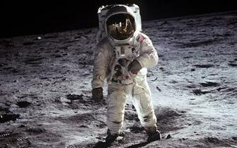 Apollo Moonman Wallpaper Stock Photos